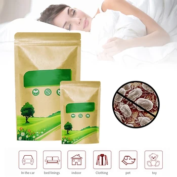 

Chinese Herbal Medicine Mite Removal Package Natural Mite Killer Anti-Mite Plant Extract Non-Toxic Herbal Bag Bed Bugs Cleaner