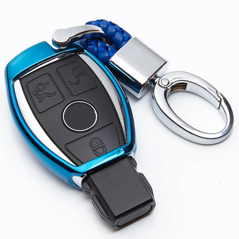 KUKAKEY автомобильный брелок для ключей чехол Mercedes Benz W203 W210 W211 W124 W202 W204 аксессуары