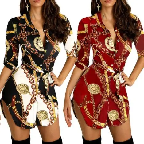 

2018 Dashiki African Women Clothing Dashiki new printed nightclub style one-piece dress