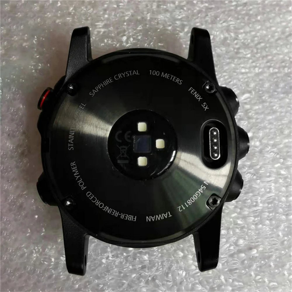 

Back Case with Buttons for Garmin FENIX 5x Smart Sports Watch Original Battery Back Cover Repair Parts