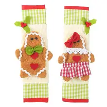Новая одежда для маленькой девочки 2/для волос(4 предмета), Рождество, защитные перчатки для микроволновой Ручка дверцы духовки термостойкие Чехлы фестиваль Кухня декоративные принадлежности