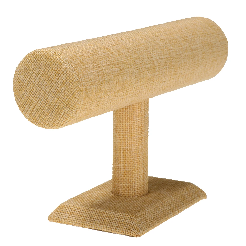 Elegant Jewelry Bracelet Show Stand headwear Necklace Watch Display Stand Holder Organizer T-bar display jewelry shop accessory