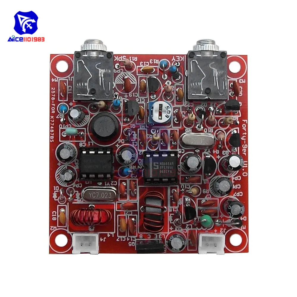 Магнитола diymore 3 Вт быстроходный радиоприемник для радиоприемника QRP Ham CW комплект