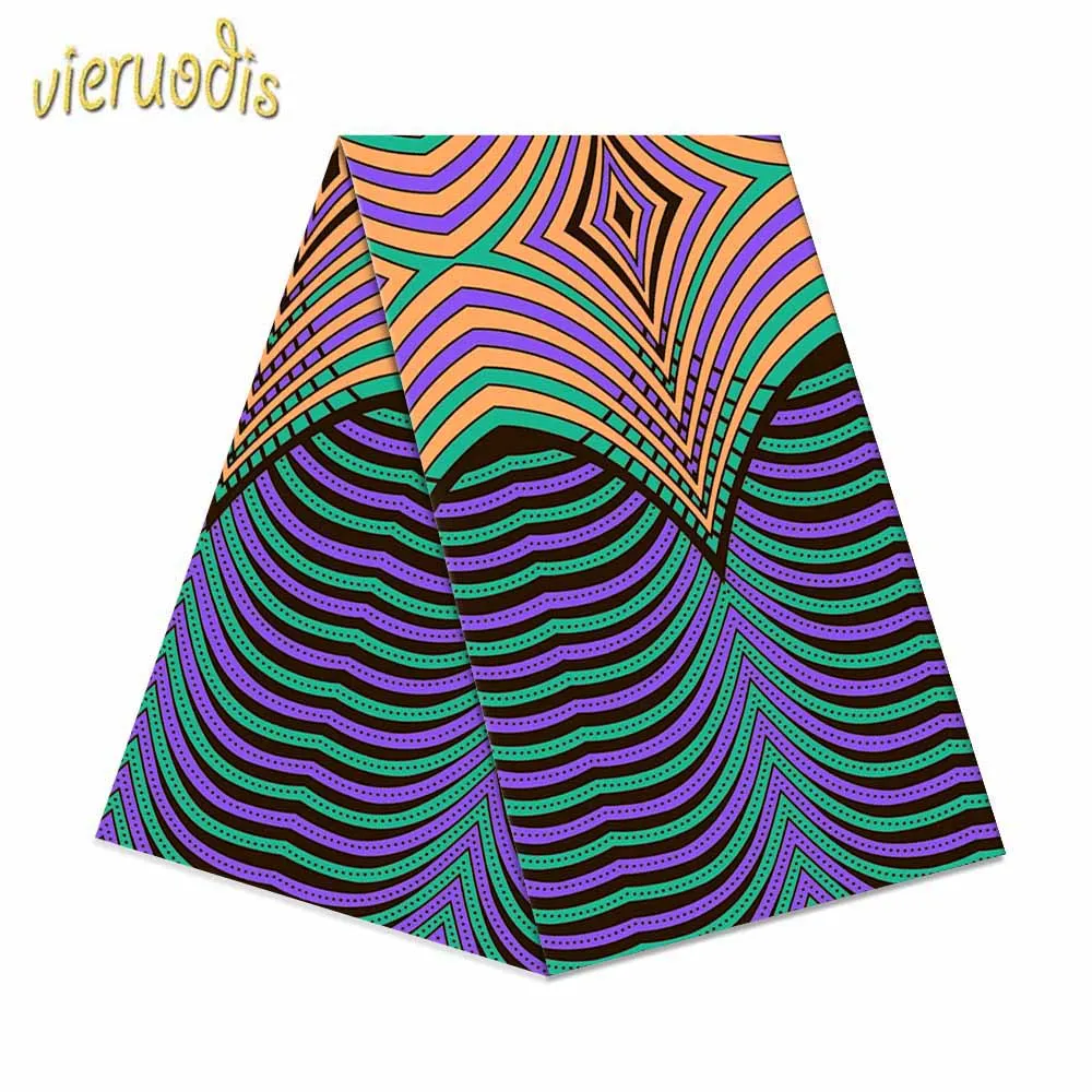 6 ярдов африканская восковая печатная ткань голландская хлопок ткани, материал Дашики батик настоящий цветочный для платья A000317