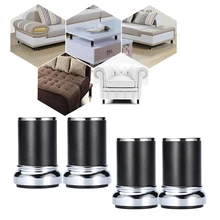 4 шт. высота 8 см легированные мебельные ножки шкафы/столы диван ноги с резиновым основанием, легко установить с винтами