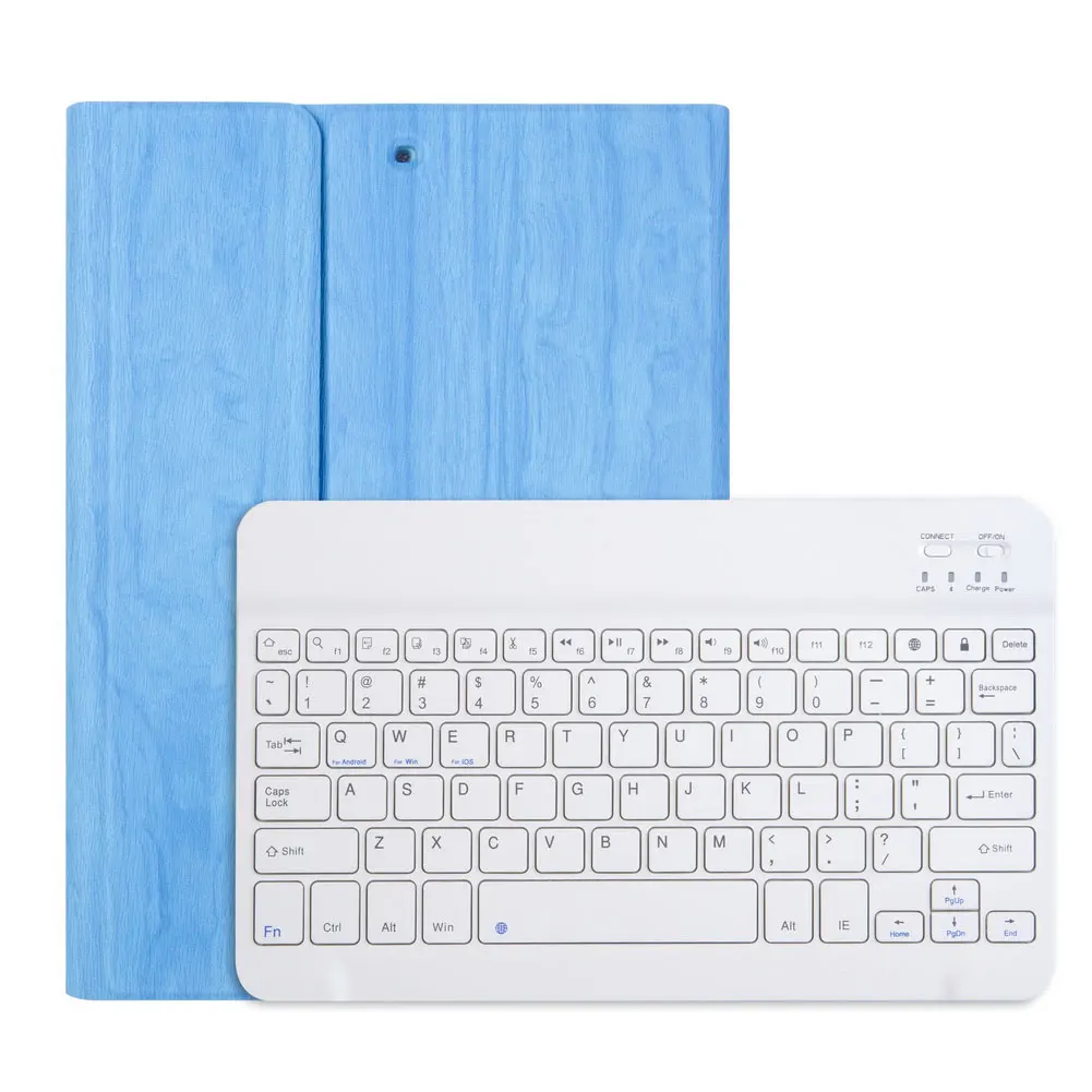 Чехол для планшета для iPad Pro 10,5, беспроводная bluetooth-клавиатура, смарт-чехол, кожаный флип-чехол для iPad Air - Цвет: Light Blue