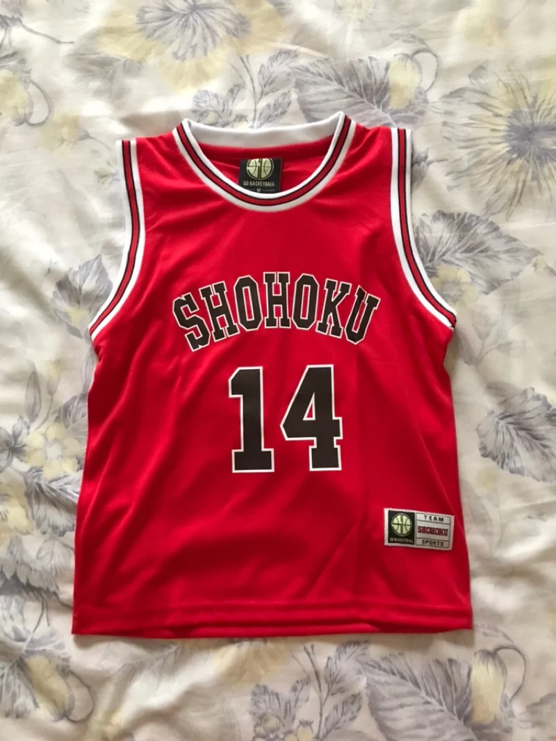 Школьный Топ для косплея Slam Dunk Shohoku № 14 Mitsui Hisashi жилет баскетбольная майка