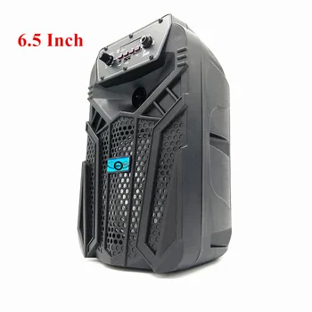 

6.5 inch Portable Active Speakers Subwoofers 100W Built-in Li Battery Bluetooth With USB/TF Card/AUX/FM Radio/Microphone