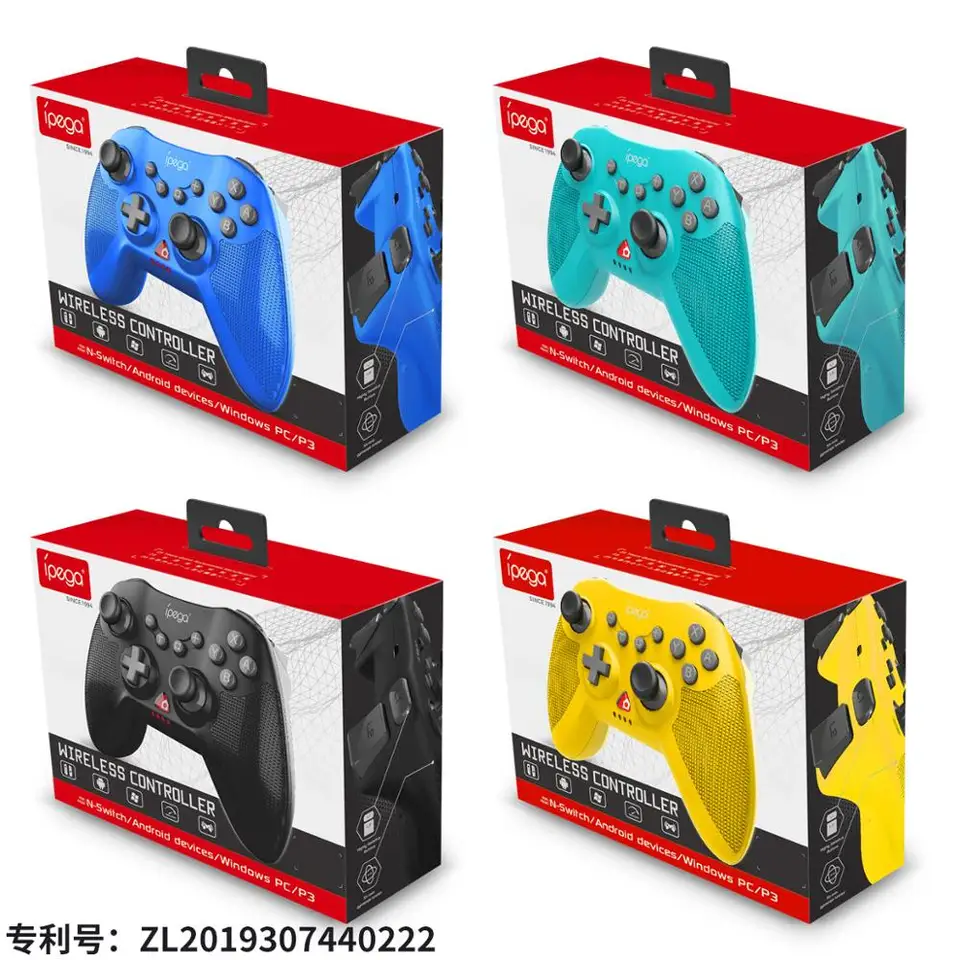 Ipega Pg Sw0三角形スイッチbluetoothワイヤレスゲームコントローラ6軸デュアルモーターの振動バースト機能cyanl ゲームパッド Aliexpress