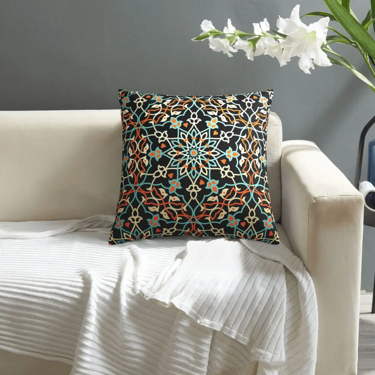 

Mandala Inspiration pillowcase printed cushion cover sofa waist pillow pillow cover