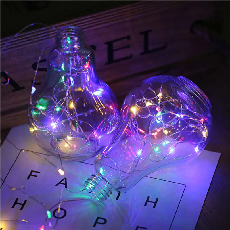 Led String Lights Fairy Light Copper Wire Led Waterproof Christmas String Led Powered By Battery USB Xmas Decoration Holiday