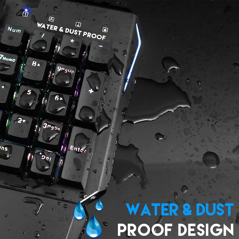 HOT-FANTECH MK882 механическая клавиатура RGB игра полный ключ без смыва клавиатура полный водонепроницаемый для настольного компьютера ноутбука