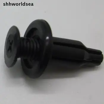 

Shhworldsea Free Shipping 500pcs Front & Rear Bumper Push-Type Retainer For Honda 91502-SPO-003, 09409-09303; For GM 94530624