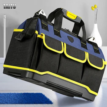 

Tool Bag Portable Electrician Bag Multifunction Repair Installation Canvas Large Thicken Tool Bag Work Pocket For Hand Tools