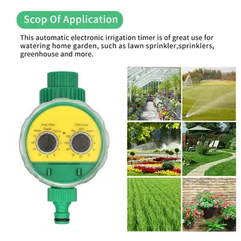 

Water Timer Single Outlet Hose Faucet Timer Outdoor Waterproof Automatic On Off Water Faucet Hose Water Timer