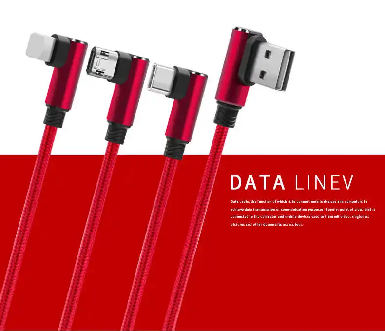 Один кабель для передачи данных с тремя разъемами для быстрой зарядки Apple type-c Android 1,5 метров двусторонний кабель для зарядки 3 А