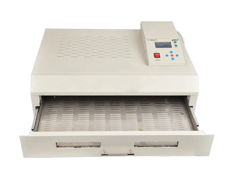 US $707.39 PUHUI T962C BGA Rework Station T962C Reflow Oven Machine Infrared Heater 2500W