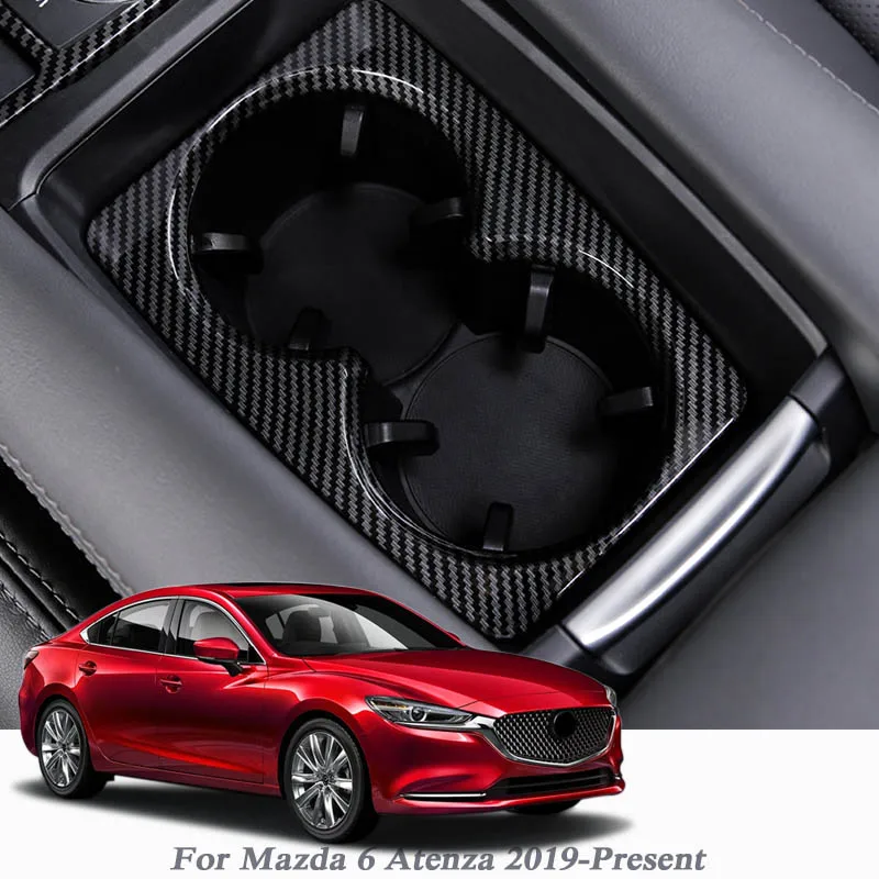 Для Mazda 6 Atenza-Н. В. Автомобильный Стайлинг внутренняя задняя рамка держателя стакана воды с блестками внутренняя наклейка аксессуары для интерьера