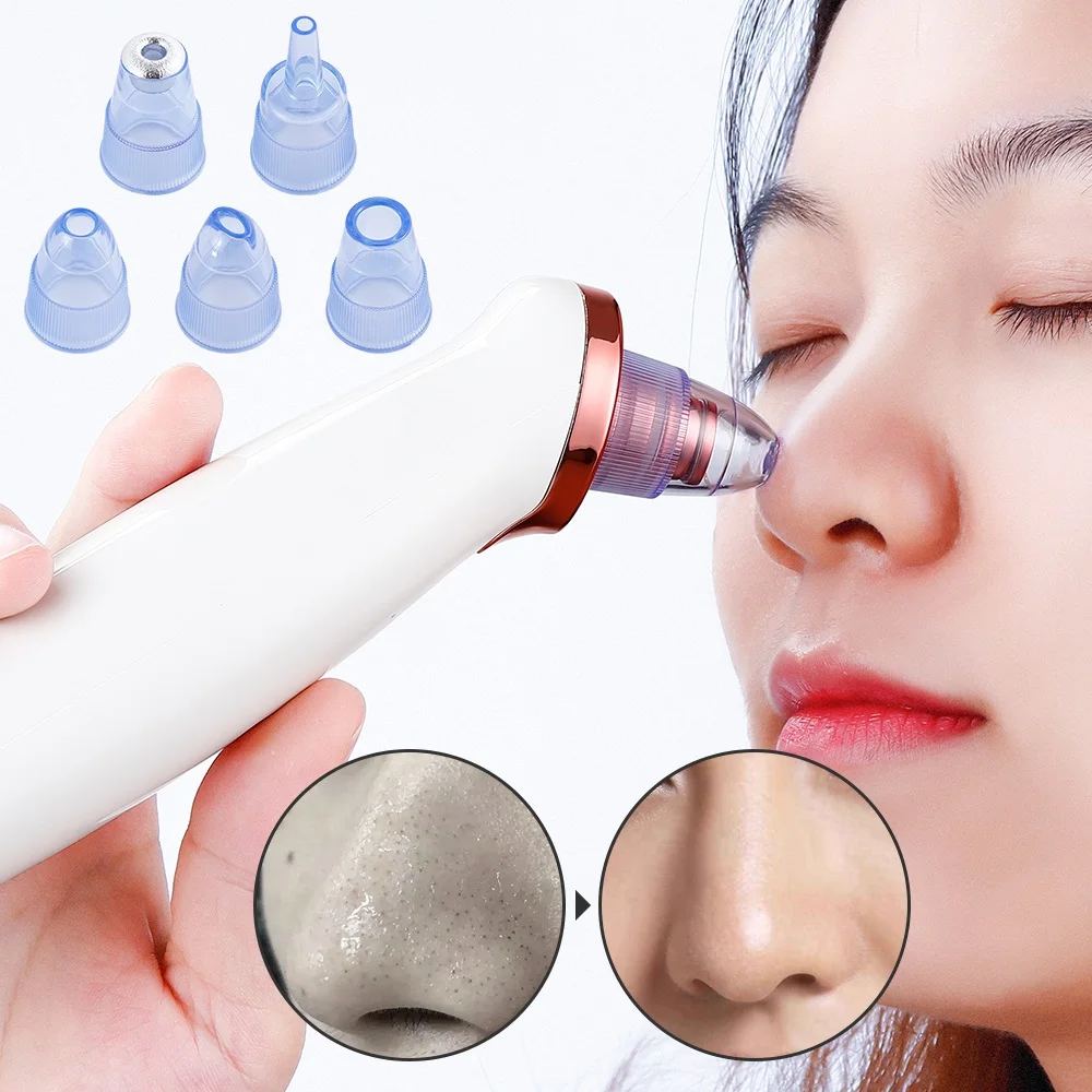 Blackhead Remover Skin Care Pore Vacuum Acne Pimple Removal Vacuum Suction Tool Facial Diamond Dermabrasion Machine Face Clean