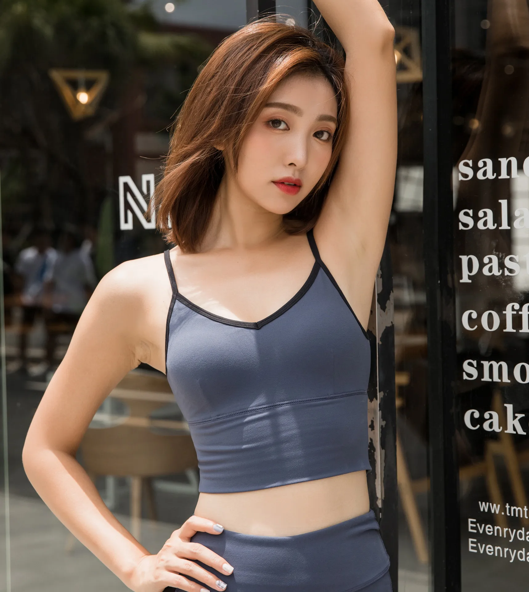 

Women Sports Bra Bra Running Yoga Brassiere Workout Gym Fitness High Impact Shockproof for Dancing Training Vest Tank