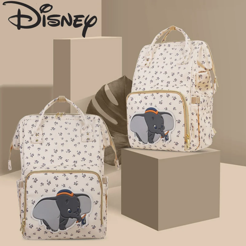 2021 симпатичная детская сумка Disney Дамбо для мамы рюкзак подгузников с USB