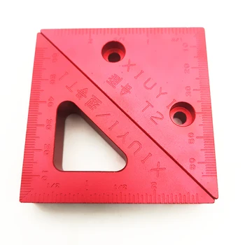 

New Aluminum Alloy Carpenter Height Square Ruler Mounting Woodworking Tools Triangle Ruler Woodworking Tool Measuring ToolS