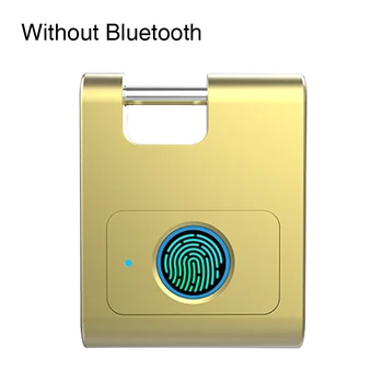 

USB Rechargeable Door Zinc Alloy Fingerprint Lock Security Mini Smart Keyless Bluetooth Anti-theft Home Dormitory 360 Degrees