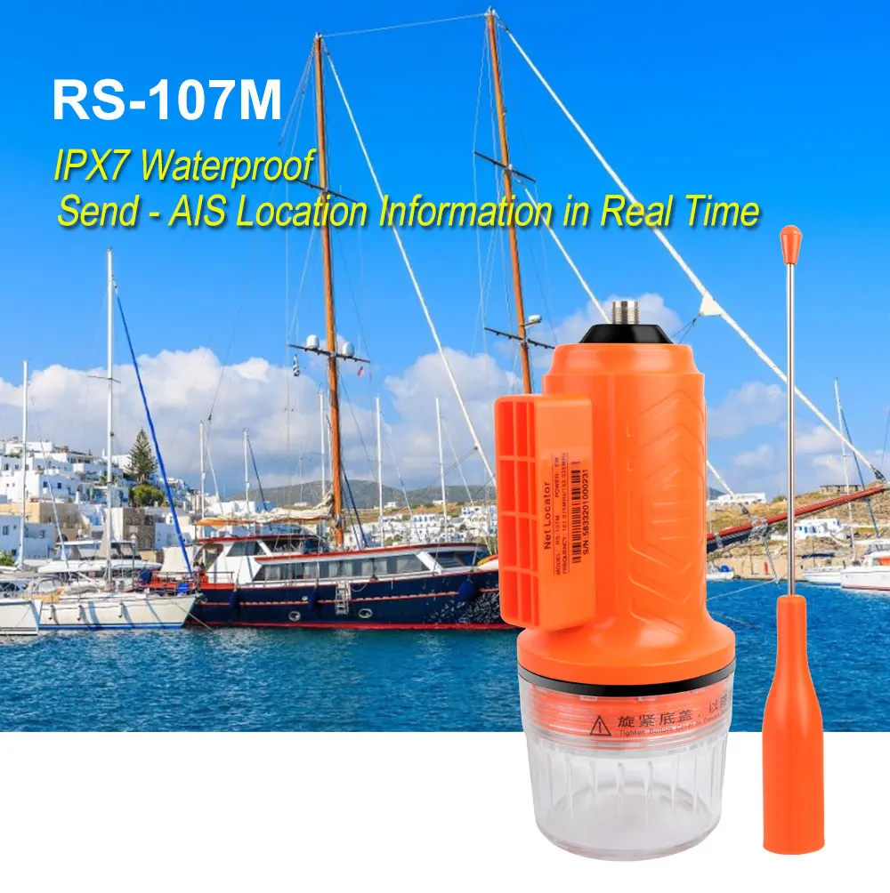 RS-107M AIS Net Position Fishing Net Locator IPX7 Waterproof Anti-lost  Tracker | eBay