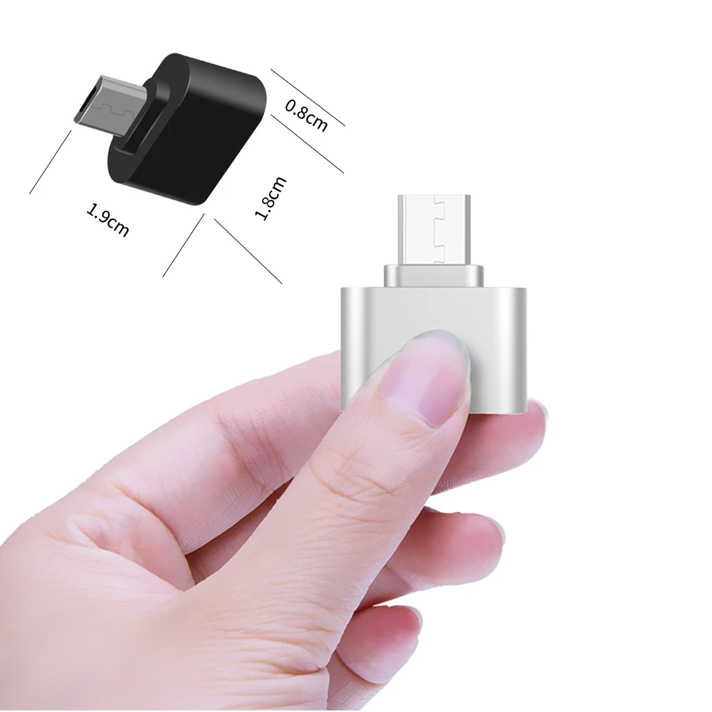 3 шт. Новый Стиль Мини OTG USB Кабель адаптер Универсальное зарядное устройство Smart