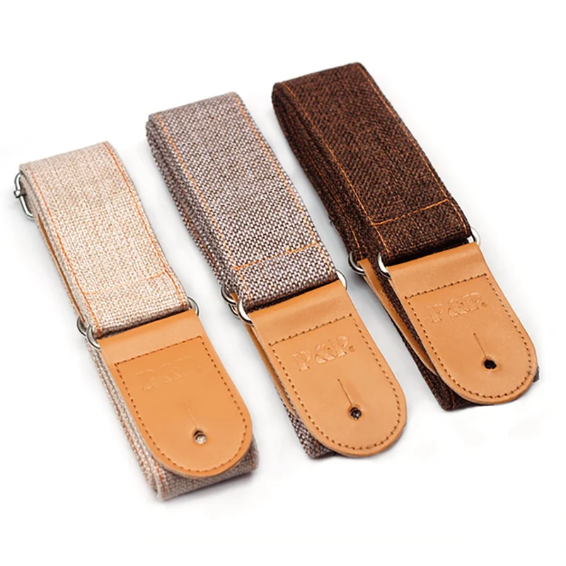

Vintage Style Electric Guitar Shoulder Strap with Adjustable Leather Belt Musical Stringed Instruments Accessories