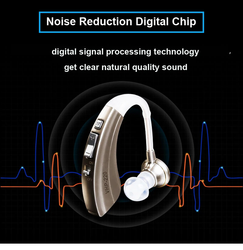 4 режима BTE слуховой аппарат мини для пожилых людей шумоподавление цифровой беспроводной портативный усилитель звука длительное использование