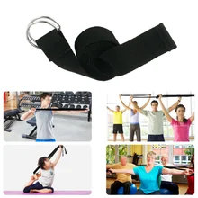 Женский эластичный ремешок для йоги, мульти-цвета, d-образное кольцо, пояс для фитнеса, упражнений, гимнастики, веревка, пояс, сопротивление ног, фитнес-ленты