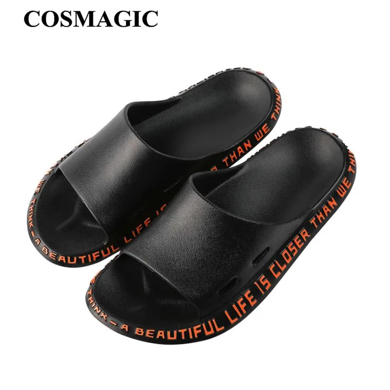 Новинка 2019 мужские домашние тапочки для душа COSMAGIC Нескользящие Тапочки ванной и