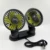 Soodacho Car Cooling Fan Портативный Автоматический Электрический Вентилятор Cool 5V USB Mini Double Auto Cooler Fan Универсальный 12V 24V Dual Head Cars Fan