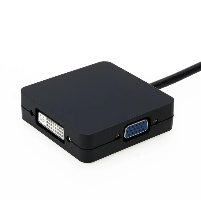 Дисплей порт VGA HDMI DVI кабель 3 в 1 адаптер конвертер для компьютера проектор VH99