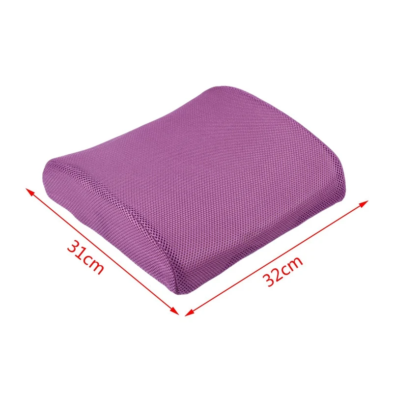 Подушка для сиденья из пены с эффектом памяти, поясничная Подушка для спины, подушка для офиса, дома, автомобиля