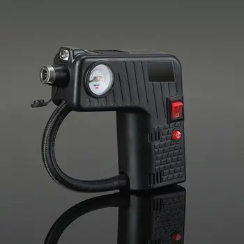 

12V Electric Tire Inflator Pump Single Cylinder 100Psi Air Compressor Gauge Universal For Car Trucks Tires
