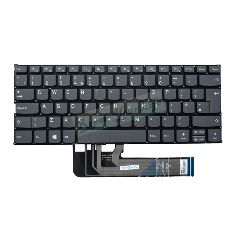 Клавиатура для ноутбука UK/Английский lenovo YOGA 530-14IKB 530-14ARR 9Z.NDUSN.30U SN20Q40732 NSK-BW3SN PK131712A11