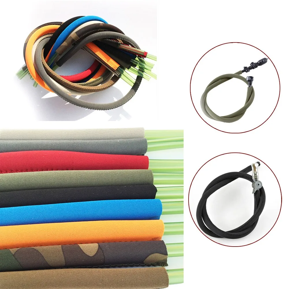 Hydration Tube Cover Water Bladder Tube Cover Tube Sleeve Fit 9.5 X 7mm Tube Multi Color