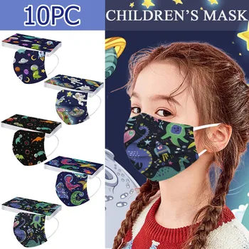 

Space Cartoon Printing Children's Mask masque jetable Disposable High Quality Earhook mascarillas Mask maschere Face Cover 10PC