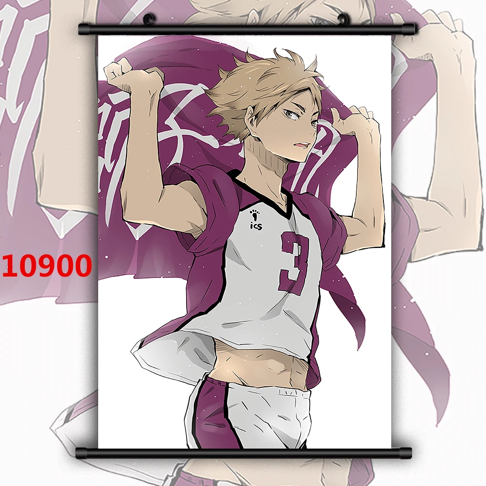 Pintura em tela anime posters haikyuu! Banner bandeira anime manga