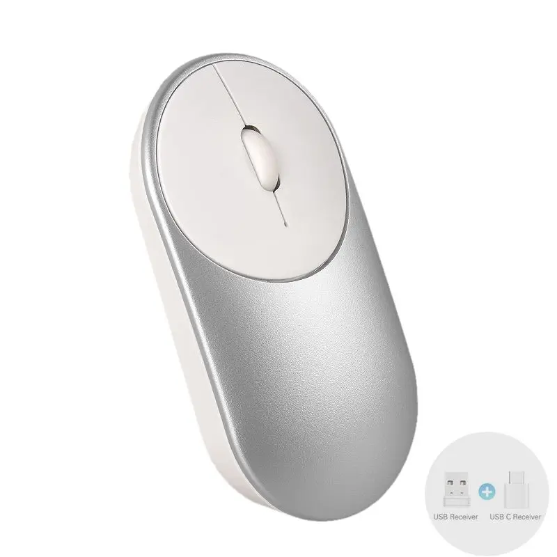 

Sale Wireless Mouse Practical Type C/ USB Wireless Dual-use Optical Mouse Portable Wireless Mice Suitable For Laptop/Computer
