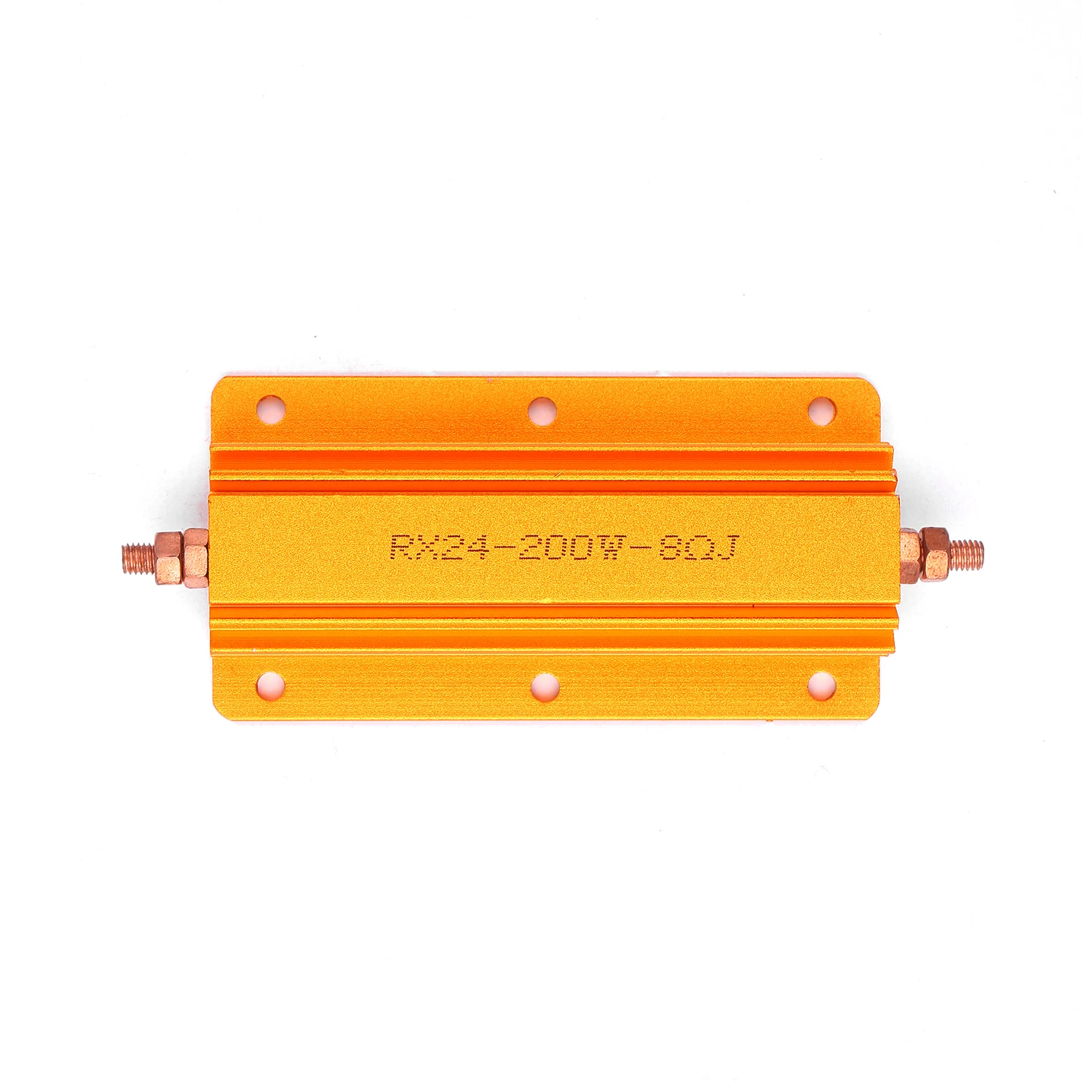 RX24 200 Вт 1ohm/2ohm/4ohm/8ohm/10ohm алюминиевый корпус сопротивление металлическая проволочная обмотка проволока обмотка резистор манекен дорога