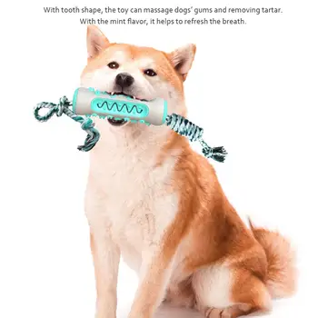 

Pet Chew Toy Bite Resistant Non-toxic Soft Teeth Cleaning Molar Stick Dog Chew Toy Pet Supplies