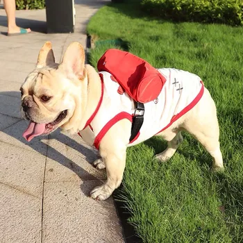 

French Bulldog Cartoon Summer T-shirt Vest Pet Dog Clothes Cute Dogs Pets Clothing Schnauzer Teddy Pug Apparel Costume AQC27