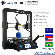 ANYCUBIC Mega S stampante 3D I3 Mega Upgrade Kit stampante 3D Full Metal TFT Touch Screen stampante TPU ad alta precisione Impressora 3D