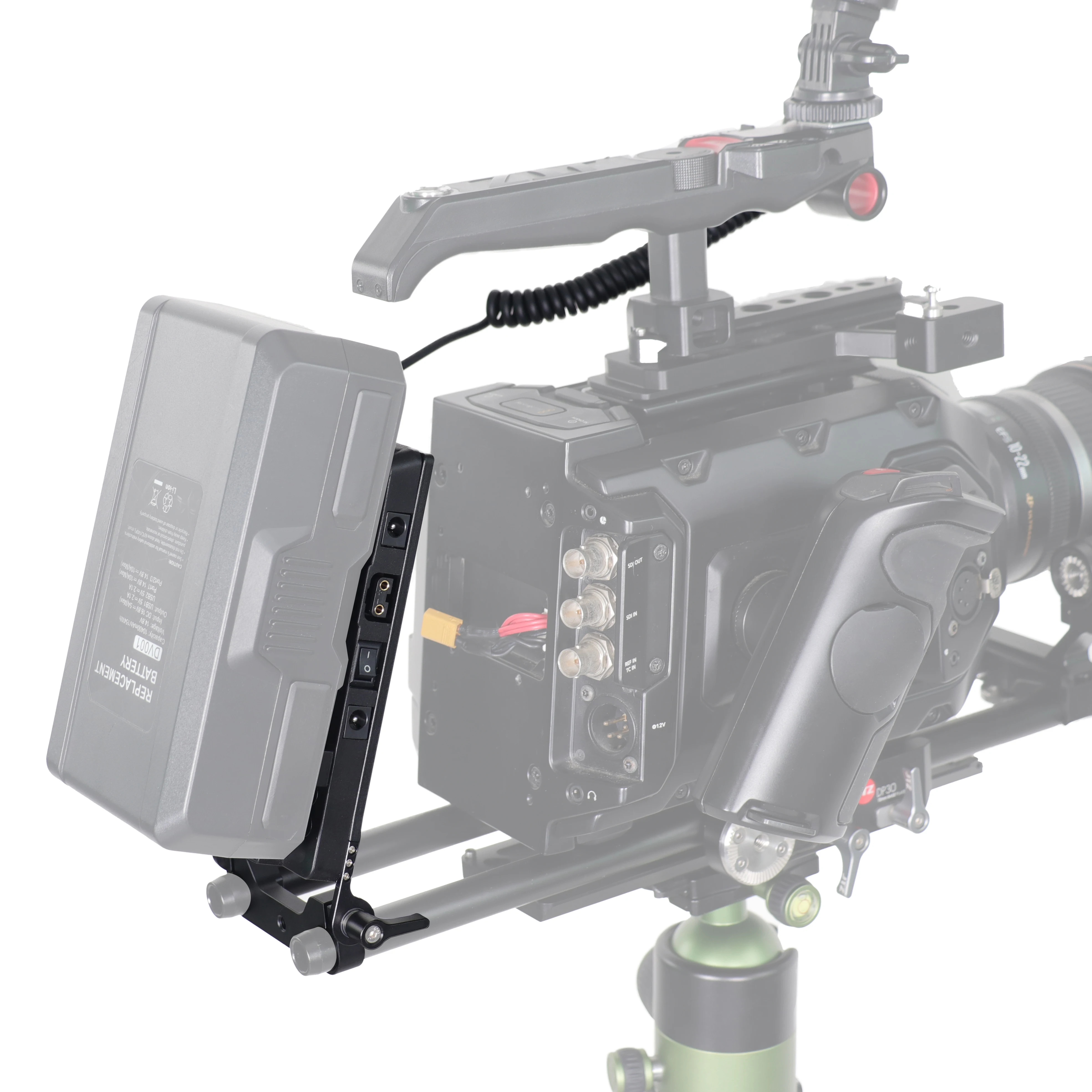 de placa de bateria d-tap placa para transmissão slr hd câmera