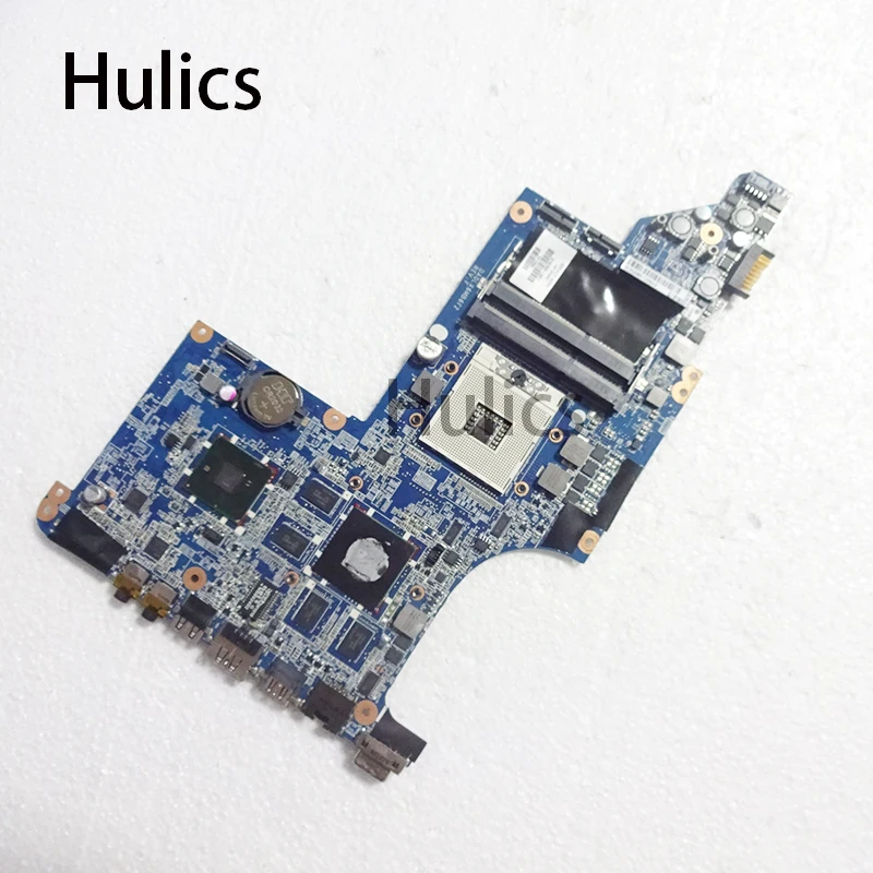 Hulics для HP pavilion DV7 DV7T DV7-4000 Материнская плата ноутбука HM55 DDR3 DA0LX6MB6F2 615308-001 аккумулятор большой емкости