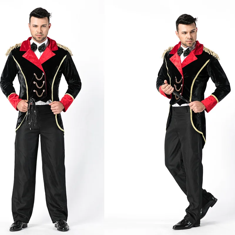 

New Style Halloween Service Beastmaster Stage Cosplay Clothes MEN'S Uniforms Cosplay Clothes Inspection Military Parade Honour G