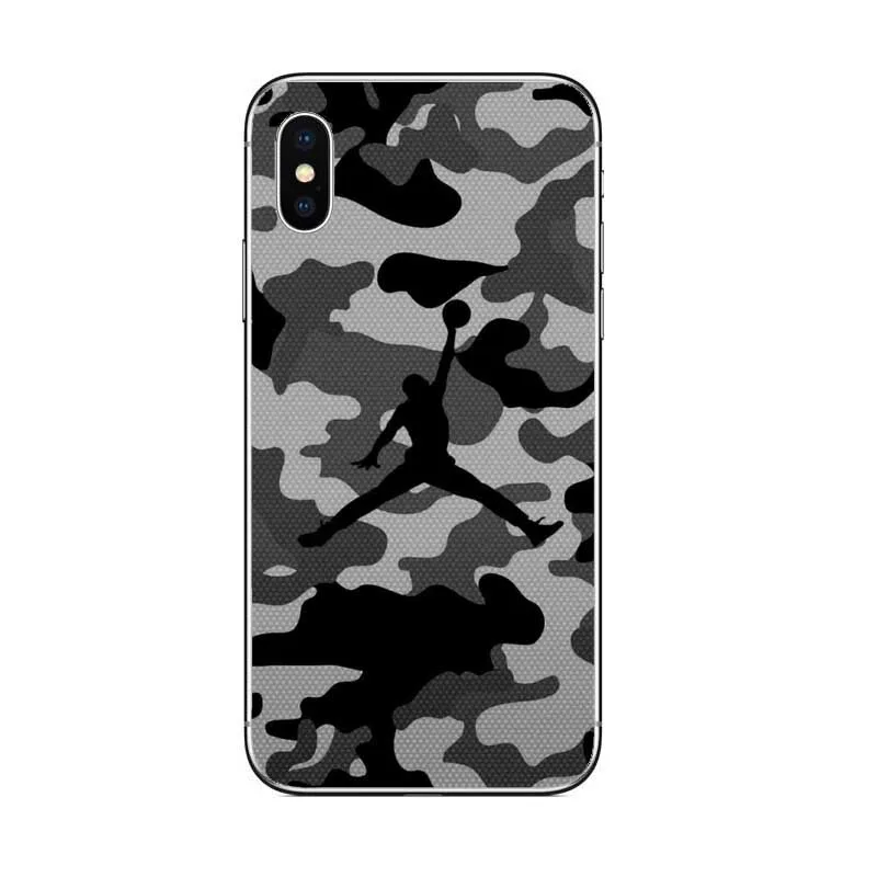 Военный Зеленый Камуфляжный Мягкий силиконовый чехол для телефона iPhone Max X XR XS 5 5S 5SE 6 6S 6PLUS 7 8PLUS - Цвет: TPU